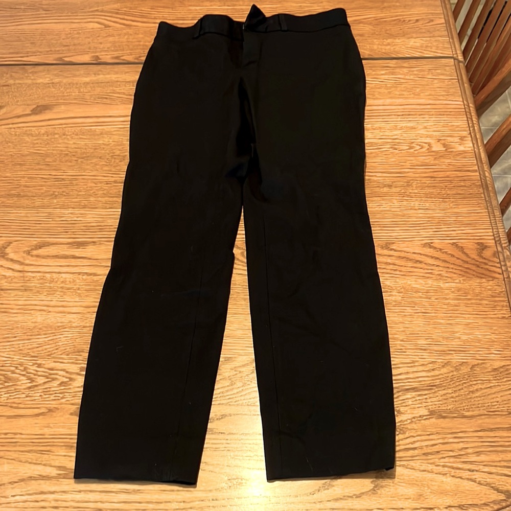 Banana Republic Black Straight Leg Slacks